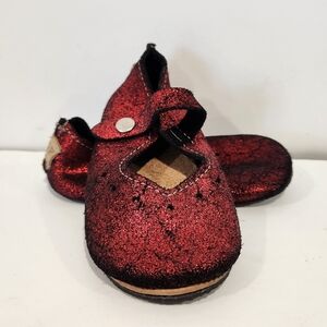 Duchess & Fox D&F Mary Jane Dress Soft Sole Shoe SZ 8 Handmade Metallic Leather